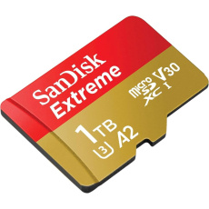SanDisk micro SDXC karta 1TB Extreme (190 MB/s Class 10, UHS-I U3 V30) SanDisk micro SDXC karta 1TB Extreme (190 MB/s Class 10, UHS-I U3 V30)