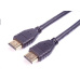 PREMIUMCORD Kabel HDMI 2.1 High Speed + Ethernet kabel 8K@60Hz, zlacené konektory, 1m