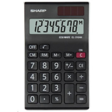 SHARP kalkulačka - EL-310ANWH - černá