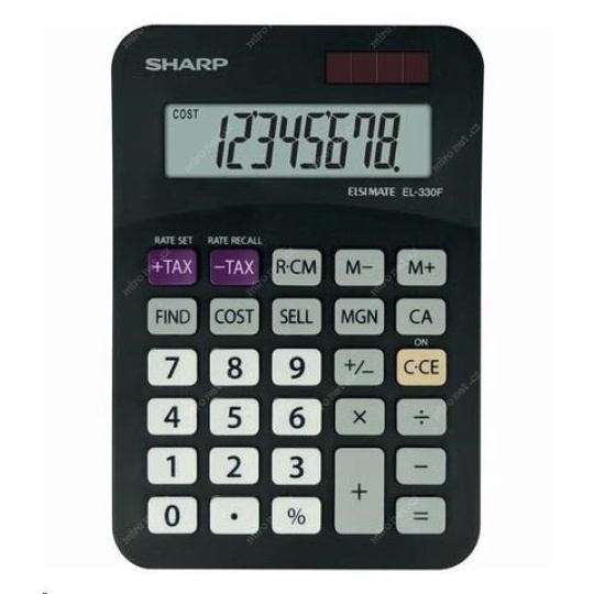 SHARP kalkulačka - EL330FBBK - blister