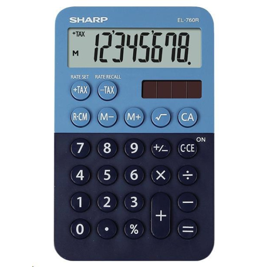 SHARP kalkulačka - EL760RBBL - Stolní kalkulátor