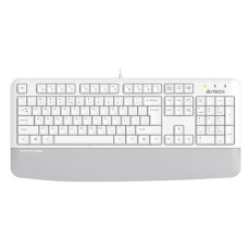 A4tech FK20, multimediální kancelářská klávesnice, CZ/US, USB, bílá A4tech FK20, multimediální kancelářská klávesnice, CZ/US, USB, bílá