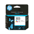 HP 303 Tri-color Original Ink Cartridge (165 pages), T6N01AE