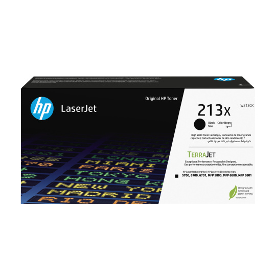 HP 213X Blk Original LaserJet Toner Crtg (9,000 pages)