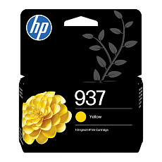 HP 937 Yellow Original Ink Cartridge (800 pages)