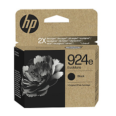 HP 924e EvoMore Black Original Ink Cartridge (1,000 pages)