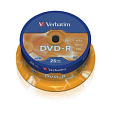 BAZAR - VERBATIM DVD-R(25-Pack)Spindle/General Retail/16x/4.7GB - Poškozený obal (Komplet)