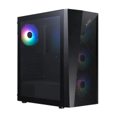 ADATA XPG case LANDER 500 Mid-Tower, bez zdroje, 4x 120mm ARGB Fan, Černá