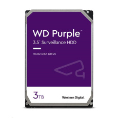 BAZAR - WD PURPLE WD33PURZ 3TB, SATA III 3.5", 256MB, 175MB/s, Low Noise, CMR