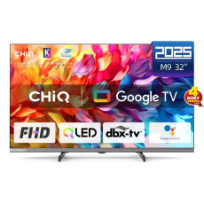 CHiQ L32QM9G TV 32", FHD, QLED, metalická bezrámečková, smart, Google TV, Dolby Audio, HDR, Chromecast