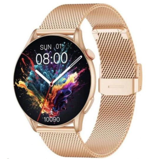 WG - Chytré hodinky WG AirFlex 2 Elegance / smart watch / gold