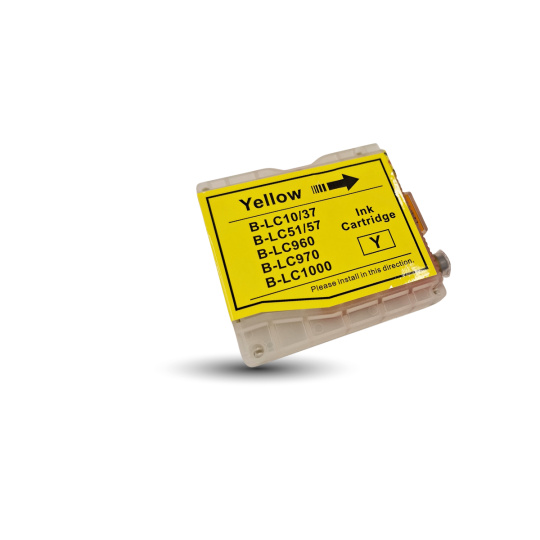Brother LC1000Y, LC970 - kompatibilní žlutá inkoustová cartridge
