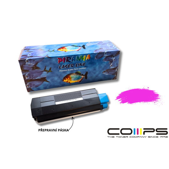 OKI C3100 (42804514) PIRANHA - alternativní červený toner