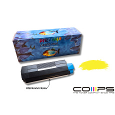 OKI C3100 (42804513) PIRANHA - alternativní žlutý toner OKI C3100 (42804513) PIRANHA - alternativní žlutý toner