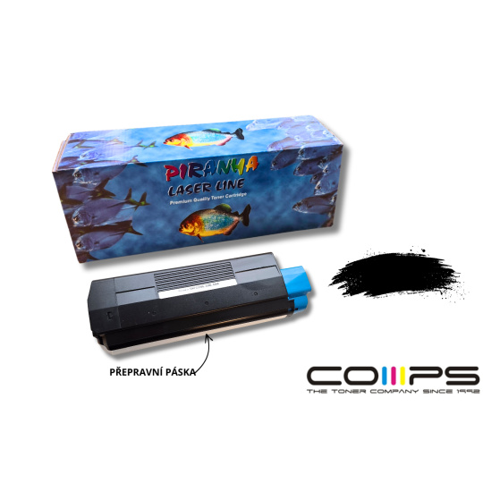 OKI C3200 (43034808) PIRANHA - alternativní černý toner