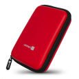CONNECT IT HardShellProtect pevné skořepinové ochranné pouzdro na 2,5" HDD, červená