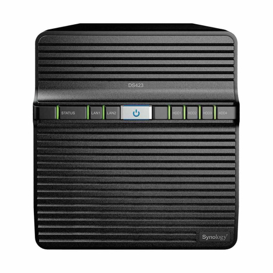 Synology DS423 DiskStation (4C/RealtekRTD1619B/1,7GHz/2GBRAM/4xSATA/2xUSB3.2/2xGbE)