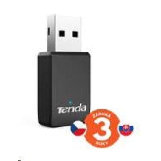 Tenda U9 Bezdrátový WiFi USB adaptér, wireless AC650