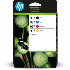 HP 937 CMYK Original Ink Cartridge 4-Pack (1,450 / 800 / 800 / 800 pages)