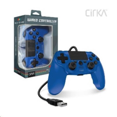 Cirka NuForce Wired Game Controller for PS4/PC/Mac (Blue)