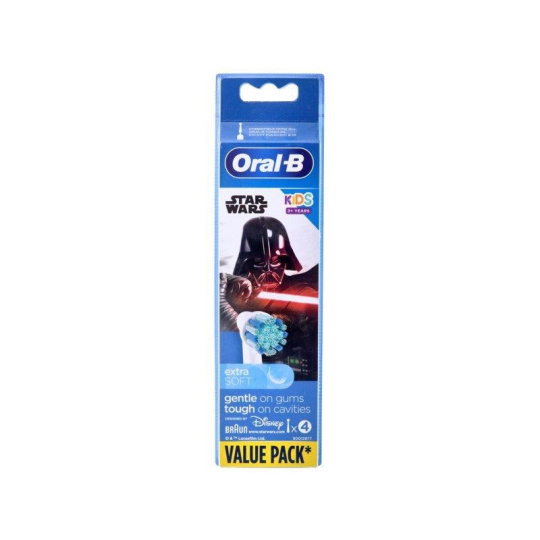 Oral-B náhradní hlavice pro oscilační kartáčky Kids Star Wars, 4 kusy