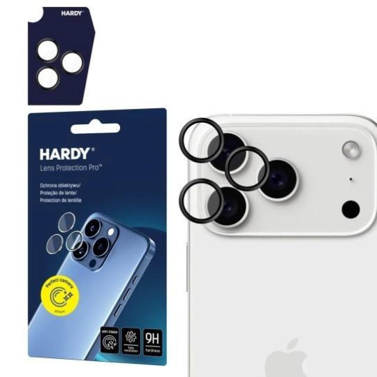 3mk HARDY Lens Protection Pro pro Apple iPhone 17 Pro /17 Pro Max Black 3mk HARDY Lens Protection Pro pro Apple iPhone 17 Pro /17 Pro Max Black