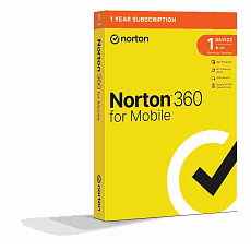 NORTON 360 MOBILE 1 uživatel pro 1 zařízení na 1 rok ESD 1+1 (50%)
