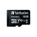 VERBATIM MicroSDHC karta 16GB Premium, U1 + SD adaptér