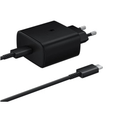 Samsung cestovní nabíječka EP-TA845XBE, Quickcharge 45W, USB-C, černá, EU Samsung cestovní nabíječka EP-TA845XBE, Quickcharge 45W, USB-C, černá, EU
