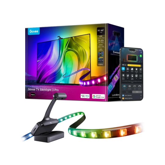 Govee TV Backlight 3 Pro 75-85" SMART LED podsvícení RGBIC Govee TV Backlight 3 Pro 75-85" SMART LED podsvícení RGBIC