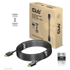 Club3D Ultra Rychlý HDMI™ Certifikovaný, 4K120Hz 8K60Hz 48Gbps M/M 5m/16.4ft, 28 AWG