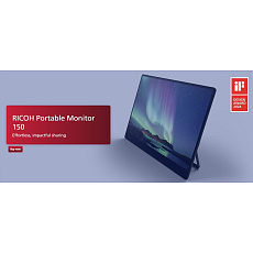 RICOH Portable LCD 150 15.6" 16:9 1920x1080 OLED 1ms 100,000:1 10-point Multi-Touch USB-C Powered, Ultra-Lightweight RICOH Portable LCD 150 15.6" 16:9 1920x1080 OLED 1ms 100,000:1 10-point Multi-Touch USB-C Powered, Ultra-Lightweight