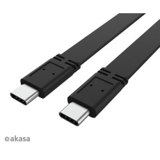 AKASA kabel USB-C na USB-C, 20G, 46W PD, 4K@60Hz, 1m