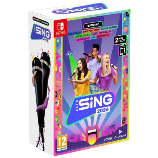 Switch hra Let’s Sing 2026 + 2 mikrofony Switch hra Let’s Sing 2026 + 2 mikrofony