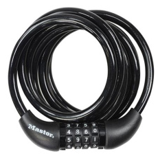 Master Lock Spirálový kombinační zámek na kolo 8221EURDPRO - 1,8m Master Lock Spirálový kombinační zámek na kolo 8221EURDPRO - 1,8m