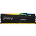 KINGSTON DIMM DDR5 128GB (Kit of 4) 5200MT/s CL40 FURY Beast RGB XMP