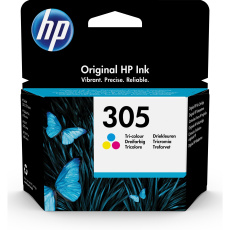 HP 305 Tri-color Original Ink Cartridge (100 pages)