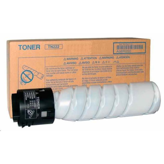 Minolta Toner TN-222, černý do bizhub 266, 306 (2x 12k)