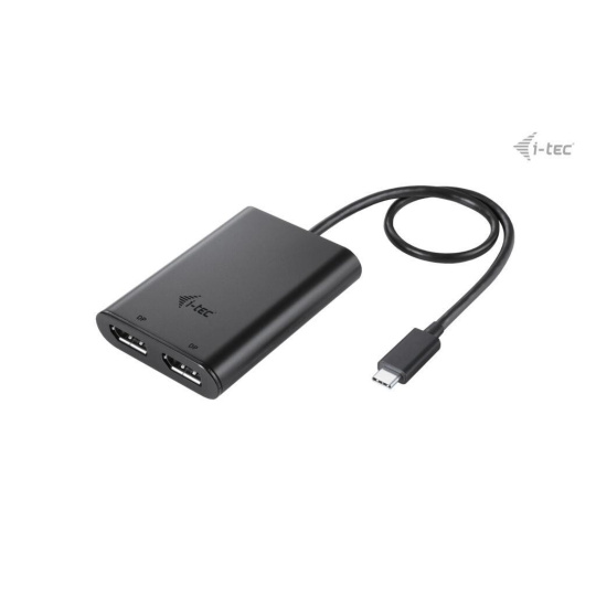 i-tec USB-C Dual 4K/60Hz (single 8K/30Hz) DP Video Adapter