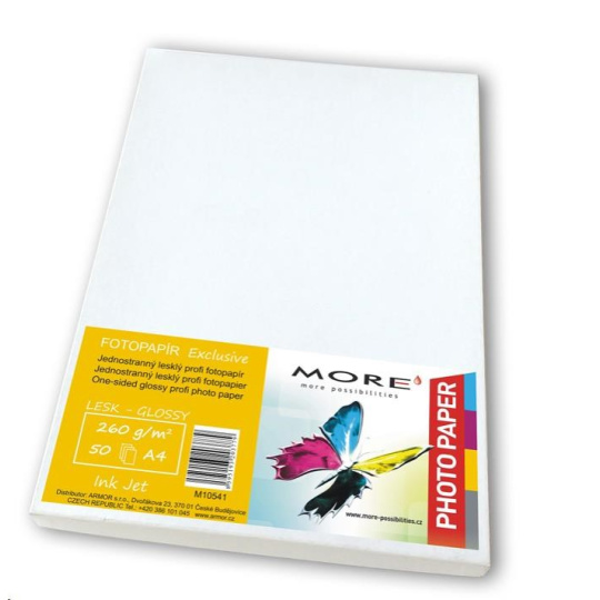 ARMOR More Fotopapír Exclusive 260g/m2; glossy,  50 listů str.,Ink Jet