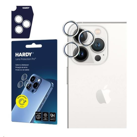 3mk ochrana kamery HARDY Lens Protection Pro pro iPhone 14 Pro/14 Pro Max Silver