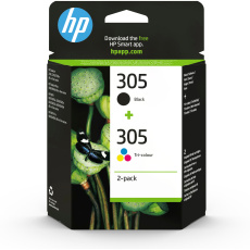 HP 308 2-Pack Tri-color/Black Original Ink Cartridge (120 / 160 pages)