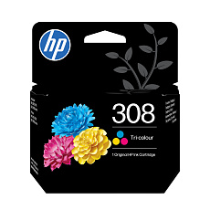 HP 308 2-Pack Tri-color/Black Original Ink Cartridge (120 / 160 pages)