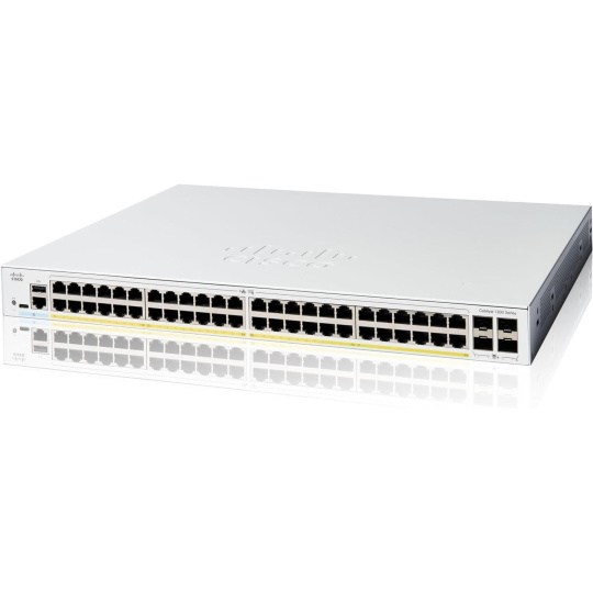 Cisco Catalyst switch C1200-48P-4X (48xGbE,4xSFP+,48xPoE+,375W)