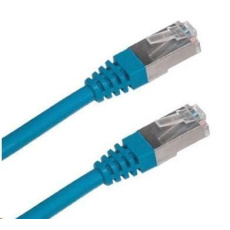 XtendLan patch kabel Cat5E, FTP - 1m, modrý (prodej po 10 ks) XtendLan patch kabel Cat5E, FTP - 1m, modrý (prodej po 10 ks)