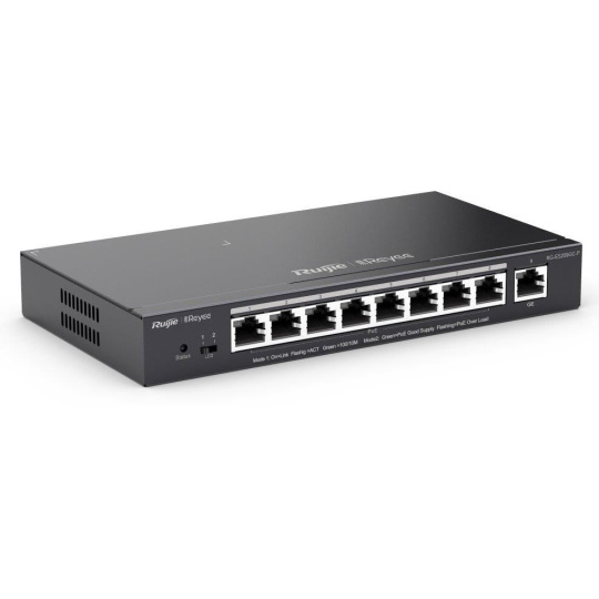 Reyee RG-ES209GC-P Smart mananged PoE switch, 8x PoE