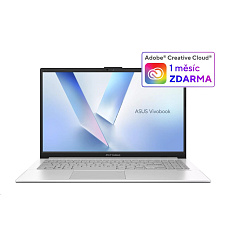 ASUS NTB Vivobook Go 15 (E1504TA-BQ163W), N150, 15.6" FHD, 8GB, 128GB UFS, UHD, W11 Home, Cool Silver ASUS NTB Vivobook Go 15 (E1504TA-BQ163W), N150, 15.6" FHD, 8GB, 128GB UFS, UHD, W11 Home, Cool Silver