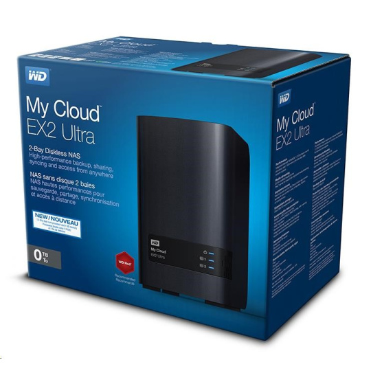 WD My CLOUD EX 2 ULTRA, bez HDD 3,5", RJ45, NAS