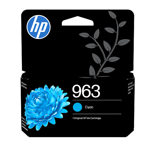 HP 963 Cyan Original Ink Cartridge (700 pages)