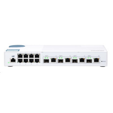 QNAP switch QSW-M408-4C (8x1GbE,4x10GbE RJ45/SFP+)